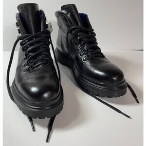 NEW Bed Stu Mens Arrowhead Leather Boot Men's US 8.5 8 Hole D Ring Lace Up Guys